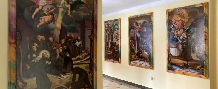 Zakończenie renowacji obrazów o tematyce franciszkańskiej autorstwa fr. Dydaka Baturyny