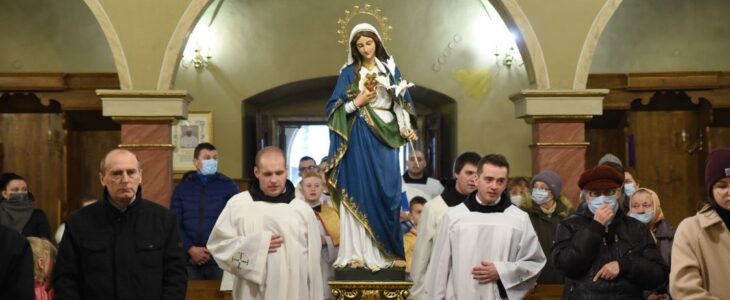 Peregrynacja figury Matki Bożej Anielskiej – patronki naszej 400-letniej prowincji zakonnej